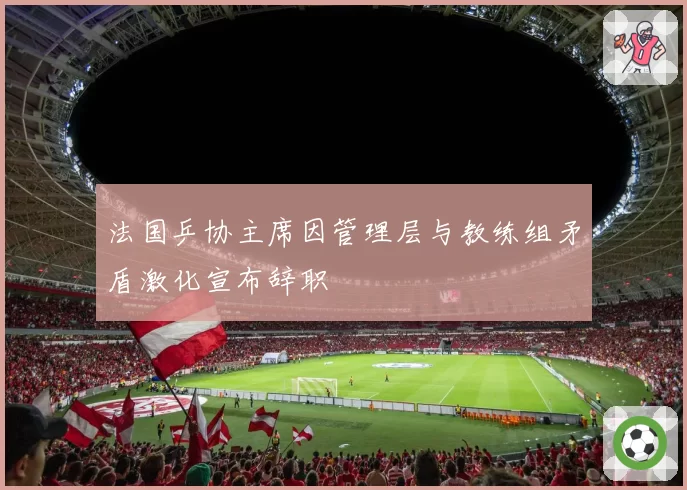 法国乒协主席因管理层与教练组矛盾激化宣布辞职